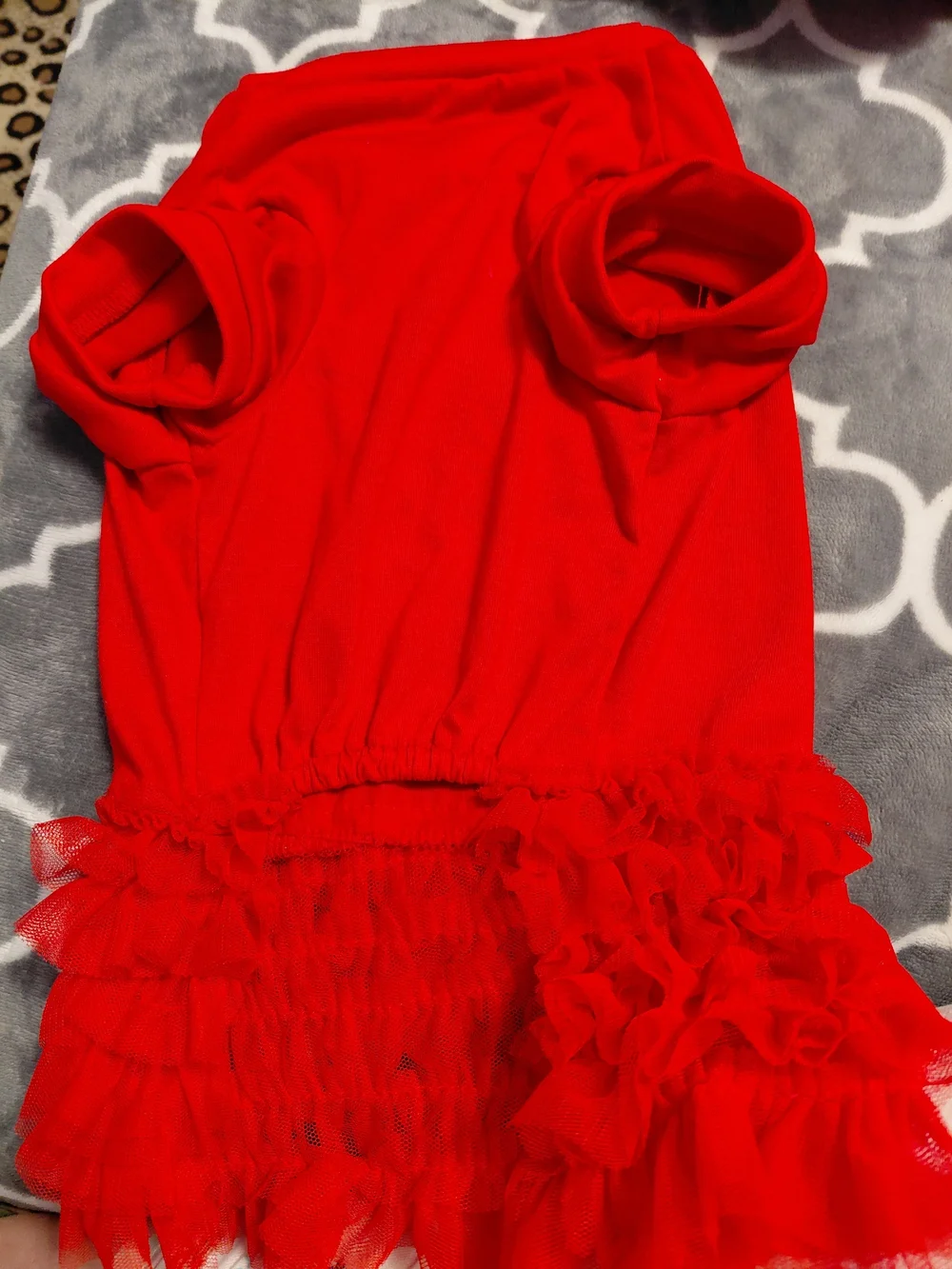Red Reindeer Holiday Pet Dress